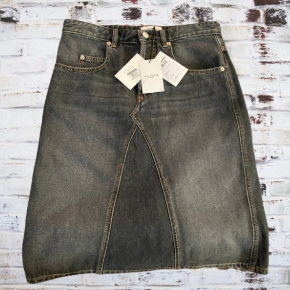 NWT   Isabel Marant Étoile Fiali Denim Skirt Size 6